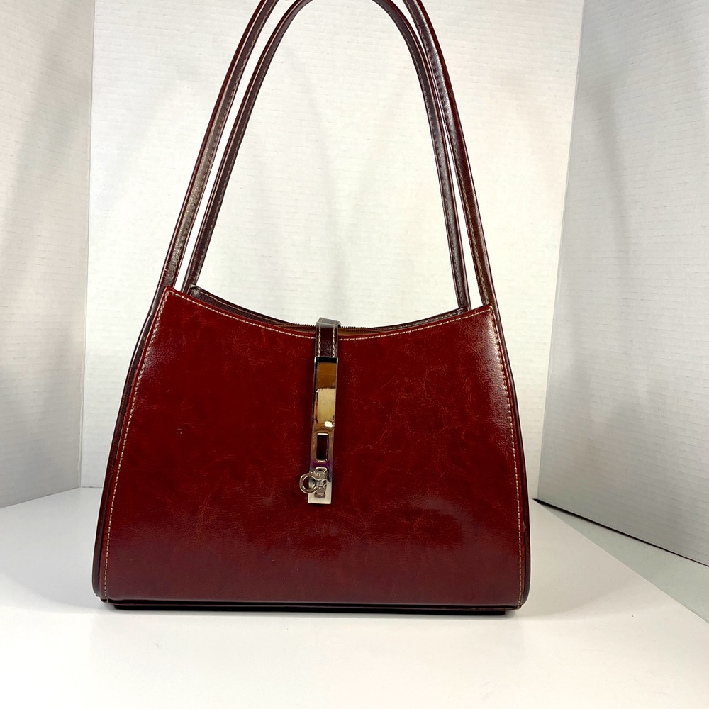 Vintage Tutti handbag- mahogany